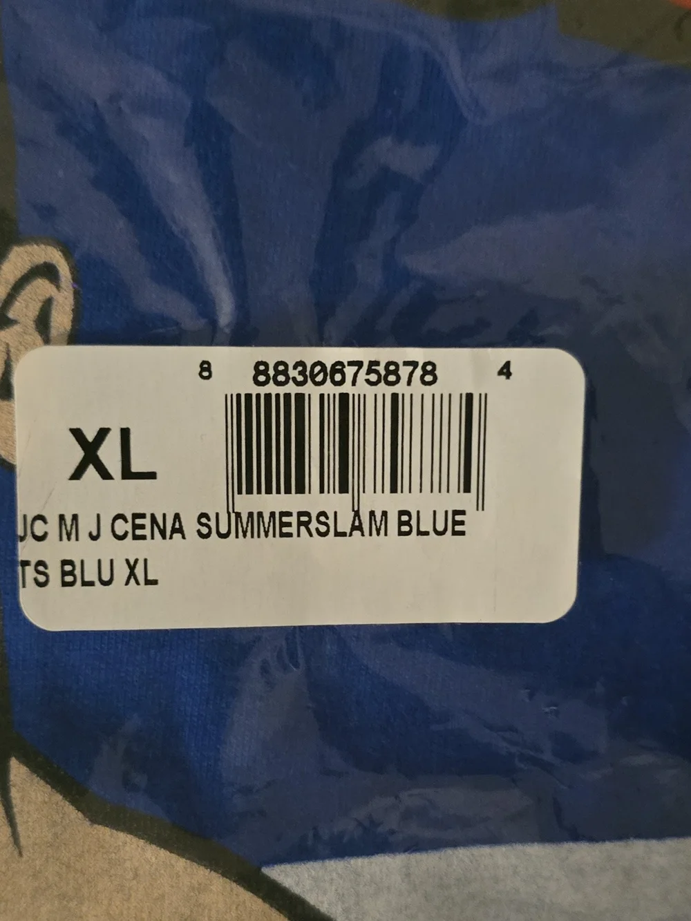 WWE Blue 'Last Time Is Now' John Cena Graphic Tee